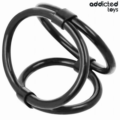 Addicted toys - anel triplo para o pênis addicted toys caliente. Pt