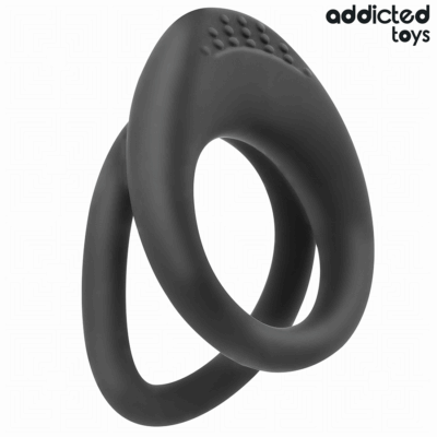 Addicted toys - anel de pênis com dupla textura addicted toys caliente. Pt