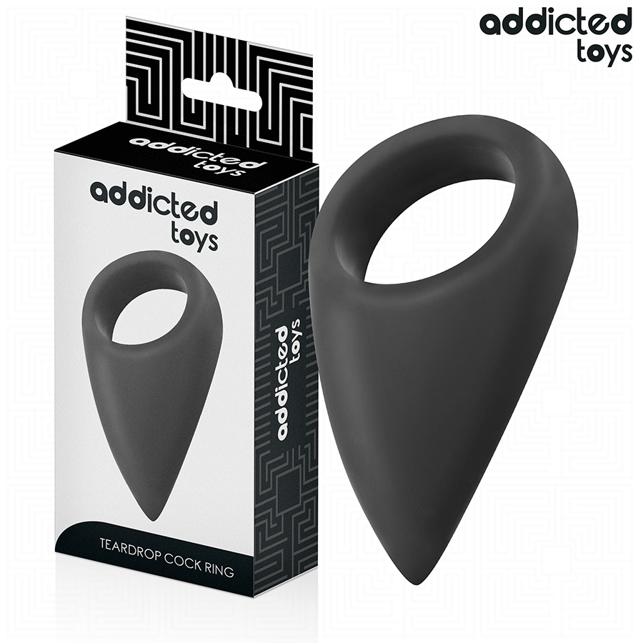 ADDICTED TOYS - ANEL DE PÊNIS EM FORMA DE LÁGRIMAS 1 Addicted toys - anel de pênis em forma de lágrimas