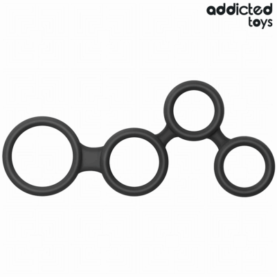 Addicted toys - anel para pênis com divisores para testículos addicted toys caliente. Pt
