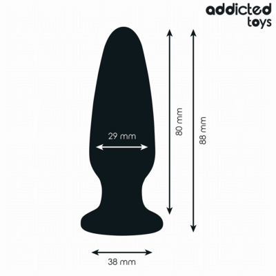 Addicted toys - plug anal com joia tamanho s 8,8 cm - image 4