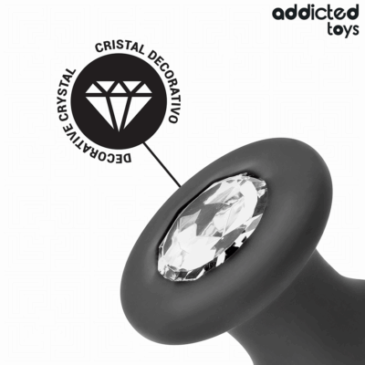Addicted toys - plug anal com joia tamanho s 8,8 cm - image 3