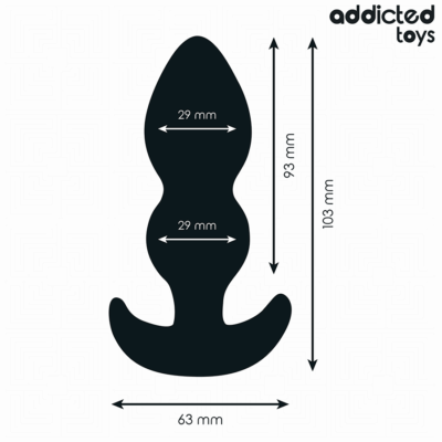 ADDICTED TOYS - PLUG ANAL TAMANHO S 10,3 CM 10 Addicted toys - plug anal tamanho s 10,3 cm - image 4
