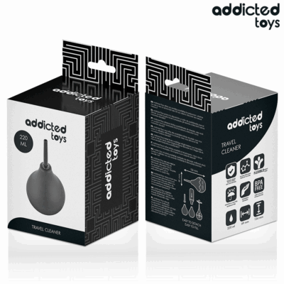 Addicted toys - limpador anal de viagem tamanho l 220 ml - image 7