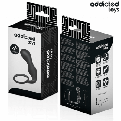 Addicted toys - plug anal com anel modelo 3 addicted toys caliente. Pt
