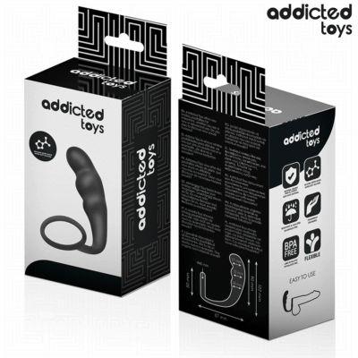 Addicted toys - plug anal com anel modelo 4 addicted toys caliente. Pt