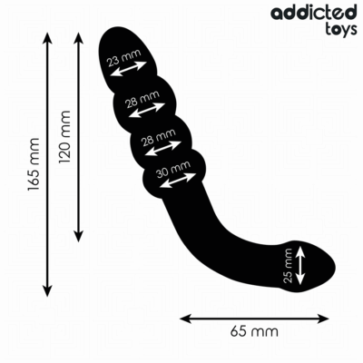 Addicted toys - massageador duplo 16,5 cm addicted toys caliente. Pt