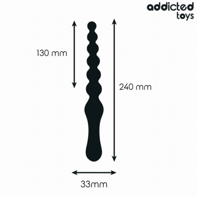 Addicted toys - massageador anal 24 cm addicted toys caliente. Pt