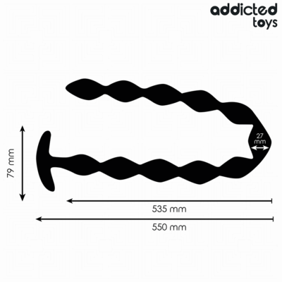 Addicted toys - plug anal extra longo addicted toys caliente. Pt