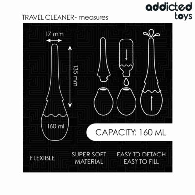 Addicted toys - limpador de viagem modelo 3 addicted toys caliente. Pt