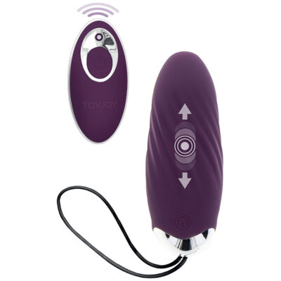 TOYJOY - FELICIDADE KNOCK KNOCK EGGSTAVAGANT VIBRADOR CONTROLE REMOTO ROXO