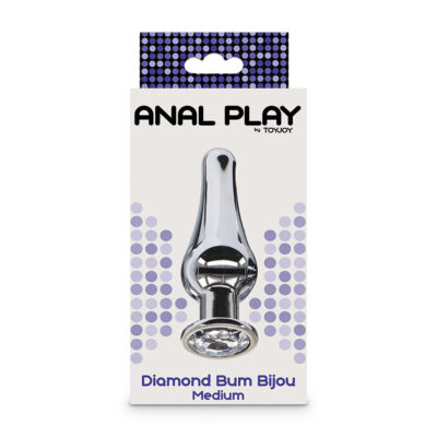 Toyjoy - plug anal médio diamond bum bijou anal play toyjoy caliente. Pt