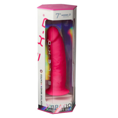 Silexd - modelo de pênis realista 2 rosa + controle remoto lrs 17 cm silexd caliente. Pt