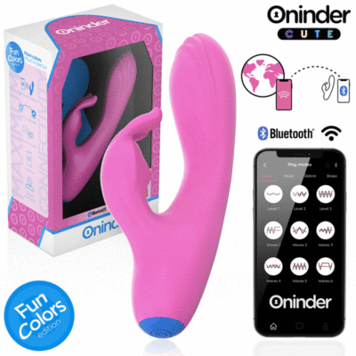 Alternative view of ONINDER CUTE - VIBRADOR LOVE BUNNY PARA PONTO G E CLITÓRIS - APLICATIVO MUNDIAL GRATUITO