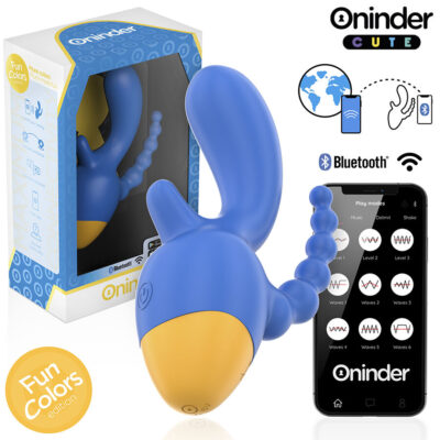 ONINDER CUTE - LOVE 3 SOME VIBRADOR TRIPLO - APLICATIVO MUNDIAL GRATUITO