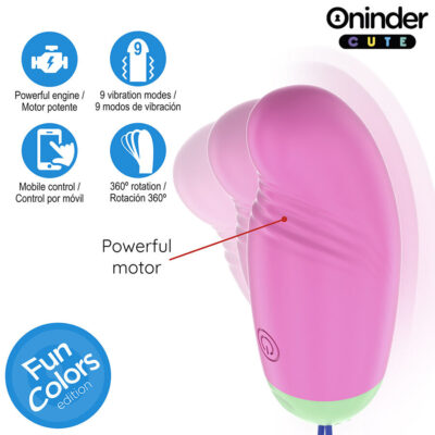 Oninder cute - love pleasure 360º rotativo vibro-egg silicone - aplicativo mundial gratuito oninder cute caliente. Pt
