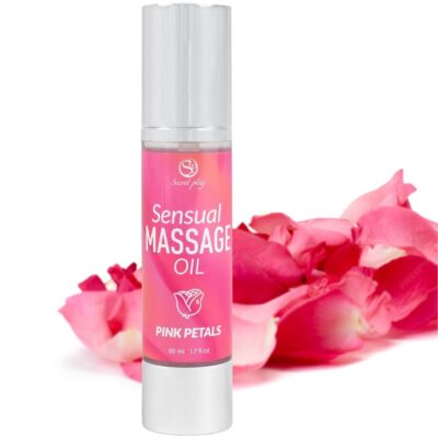 Secretplay - óleo de massagem pink petales secretplay cosmetic caliente. Pt