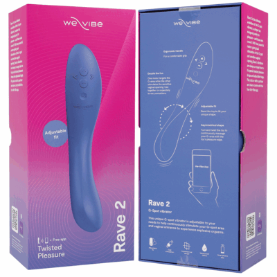 We-vibe - rave 2 vibrador g-spot azul we-vibe caliente. Pt