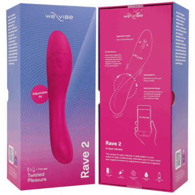 We-vibe - rave 2 vibrador g-spot rosa we-vibe caliente. Pt