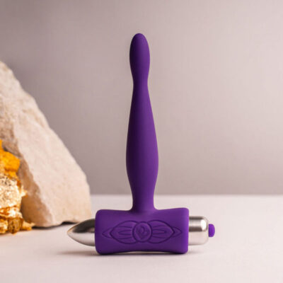 Alternative view of ROCKS-OFF - PETITE SENSATIONS TEAZER PLUG ANAL VIBRADOR ROXO
