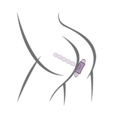 Rocks-off - petite sensations pearls plug anal vibrador preto rocks-off caliente. Pt