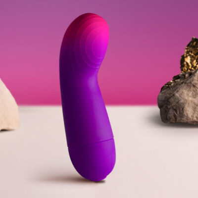 Alternative view of ROCKS-OFF - GLOW GIRL VIBE VIBRADOR DISCRETO ROXO PARA PONTO G
