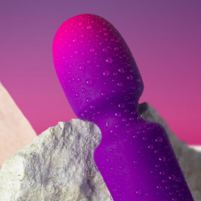 Rocks-off - glo-girl vibrador wand mini roxo rocks-off caliente. Pt