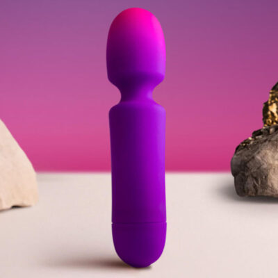 Rocks-off - glo-girl vibrador wand mini roxo rocks-off caliente. Pt