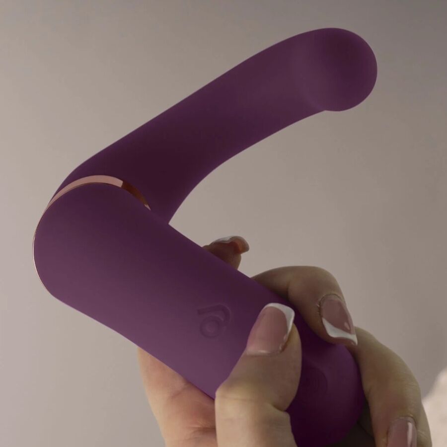 ROCKS-OFF - VIBRADOR DUPLO GEMINI ESTIMULADOR DE CLITÓRIS PONTO G ROXO 4 Rocks-off - vibrador duplo gemini estimulador de clitóris ponto g roxo - image 4