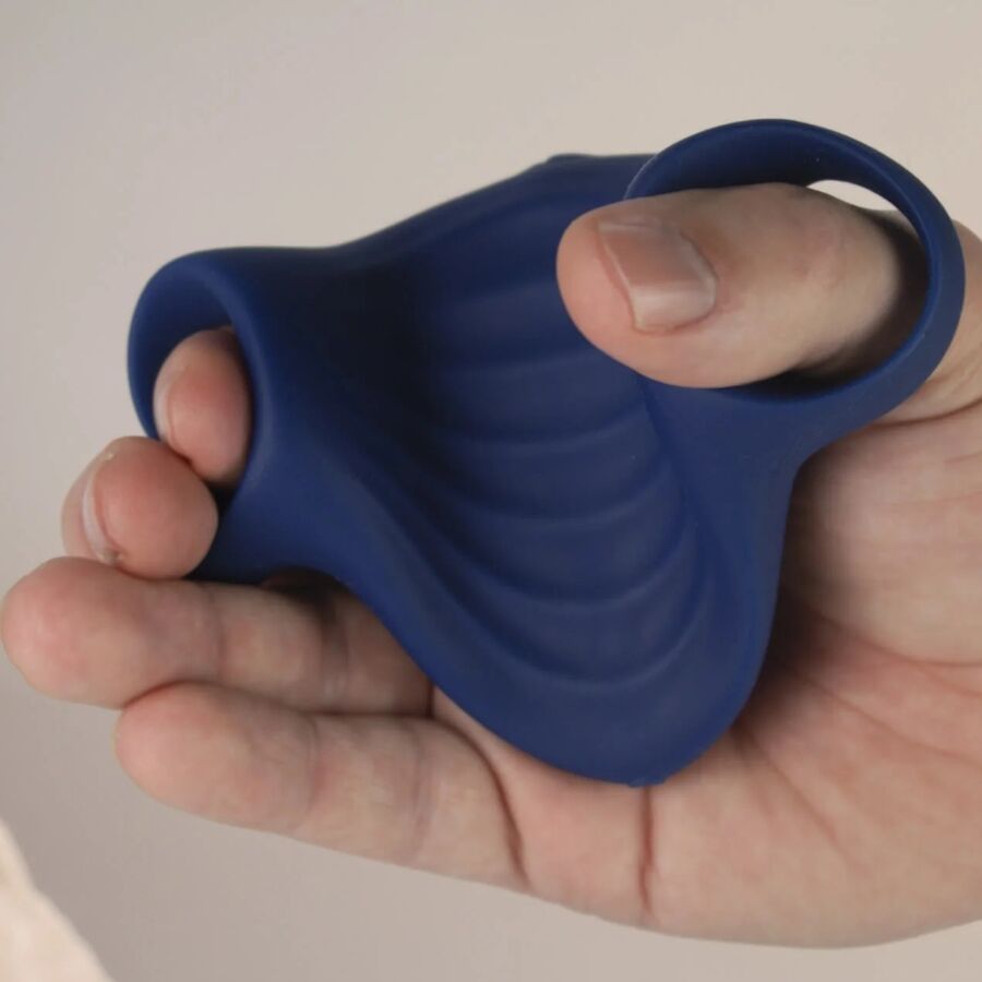 ROCKS-OFF - MASTURBADOR VIBRADOR FLEXÍVEL PALM BLUE 5 Rocks-off - masturbador vibrador flexível palm blue - image 5