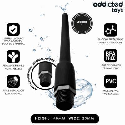 Alternative view of ADDICTED TOYS - LIMPADOR ANAL COM ADAPTADOR UNIVERSAL MODELO 1