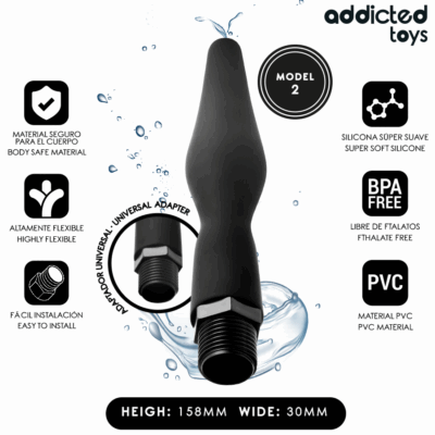 Alternative view of ADDICTED TOYS - LIMPADOR ANAL COM ADAPTADOR UNIVERSAL MODELO 2