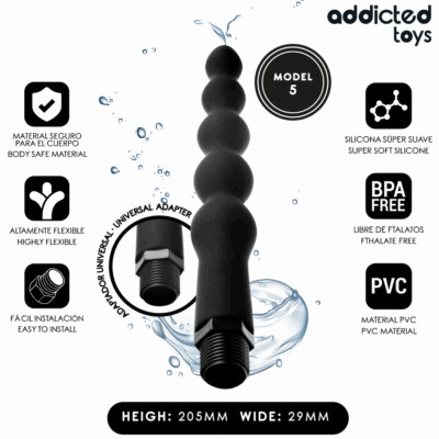 Alternative view of ADDICTED TOYS - LIMPADOR ANAL COM ADAPTADOR UNIVERSAL MODELO 5