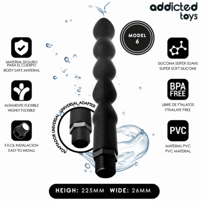 Alternative view of ADDICTED TOYS - LIMPADOR ANAL COM ADAPTADOR UNIVERSAL MODELO 6