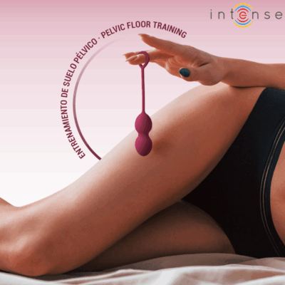 Intense - kit charli kegel ball burgundy intense health & fun caliente. Pt