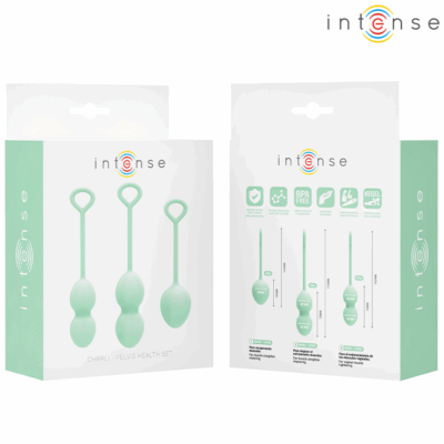 Intense - kit charli kegel ball verde claro intense health & fun caliente. Pt