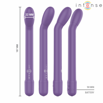 INTENSE - ESTIMULADOR DE PONTO G RECARREGÁVEL KARLIE ROXO 10 Intense - estimulador de ponto g recarregável karlie roxo intense fun caliente. Pt