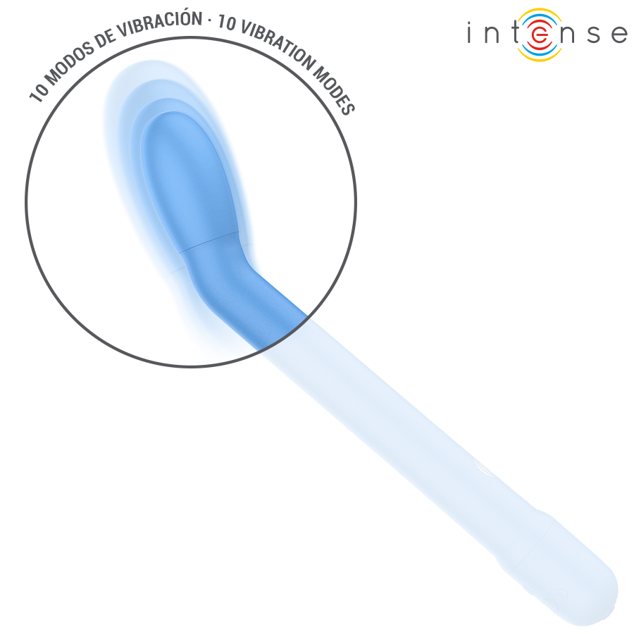INTENSE - ESTIMULADOR DE PONTO G RECARREGÁVEL KARLIE AZUL 6 Intense - estimulador de ponto g recarregável karlie azul - image 6