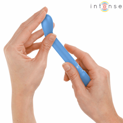 INTENSE - ESTIMULADOR DE PONTO G RECARREGÁVEL KARLIE AZUL 11 Intense - estimulador de ponto g recarregável karlie azul intense fun caliente. Pt