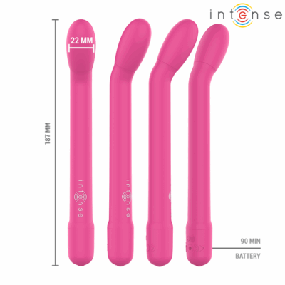 INTENSE - ESTIMULADOR DE PONTO G RECARREGÁVEL KARLIE ROSA 10 Intense - estimulador de ponto g recarregável karlie rosa intense fun caliente. Pt