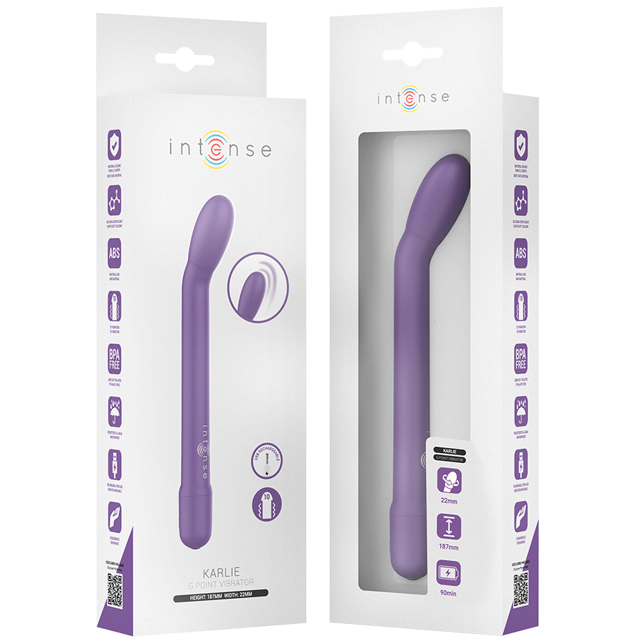 INTENSE - ESTIMULADOR DE PONTO G RECARREGÁVEL KARLIE ROXO 8 Intense - estimulador de ponto g recarregável karlie roxo - image 8
