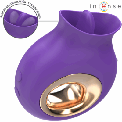 Alternative view of INTENSE - ESTIMULADOR DE CLITÓRIS TULI 9 VIBRAÇÕES E 9 OSCILAÇÕES ROXO
