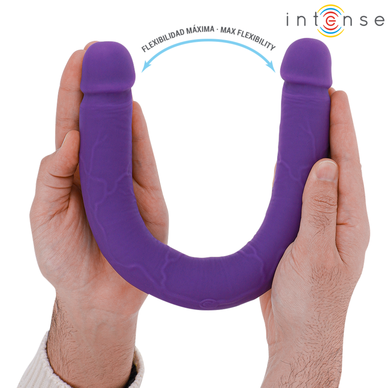INTENSE - GUNTER DILDO VIBRADOR DUPLO 40 CM ROXO CONTROLE REMOTO 5 Intense - gunter dildo vibrador duplo 40 cm roxo controle remoto - image 5