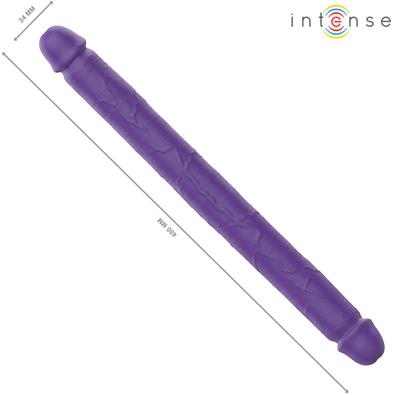 INTENSE - GUNTER DILDO VIBRADOR DUPLO 40 CM ROXO CONTROLE REMOTO 6 Intense - gunter dildo vibrador duplo 40 cm roxo controle remoto - image 6
