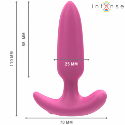 INTENSE - ROSS ANAL PLUG 10 VIBRAÇÕES ROSA CONTROLE REMOTO 9 Embalagem: caixa intense anal toys caliente. Pt