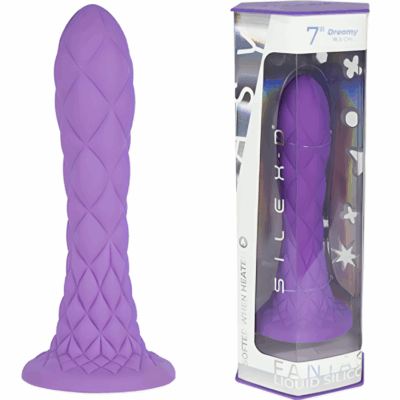Alternative view of SILEXD - DREAMY DILDO FANTASY SILICONE LÍQUIDO TERMORATIVO VIOLETA 18,5 CM