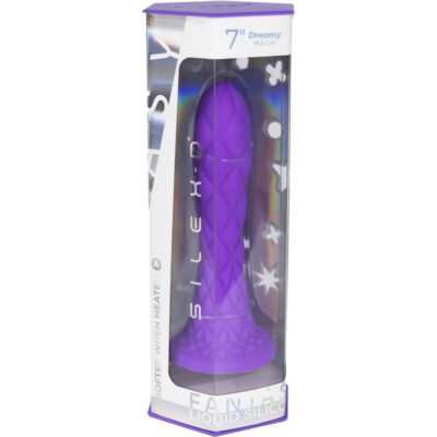 SILEXD - DREAMY DILDO FANTASY SILICONE LÍQUIDO TERMORATIVO VIOLETA 18,5 CM 18 Silexd - dreamy dildo fantasy silicone líquido termorativo violeta 18,5 cm silexd caliente. Pt