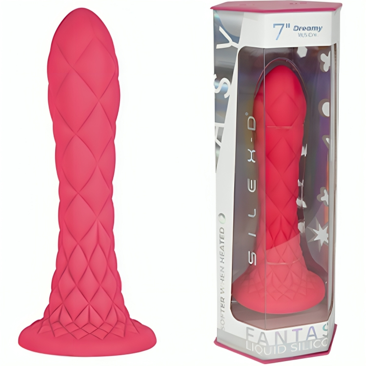 SILEXD - DREAMY DILDO FANTASY SILICONE LÍQUIDO TERMORATIVO FÚCSIA 18,5 CM 1 Silexd - dreamy dildo fantasy silicone líquido termorativo fúcsia 18,5 cm
