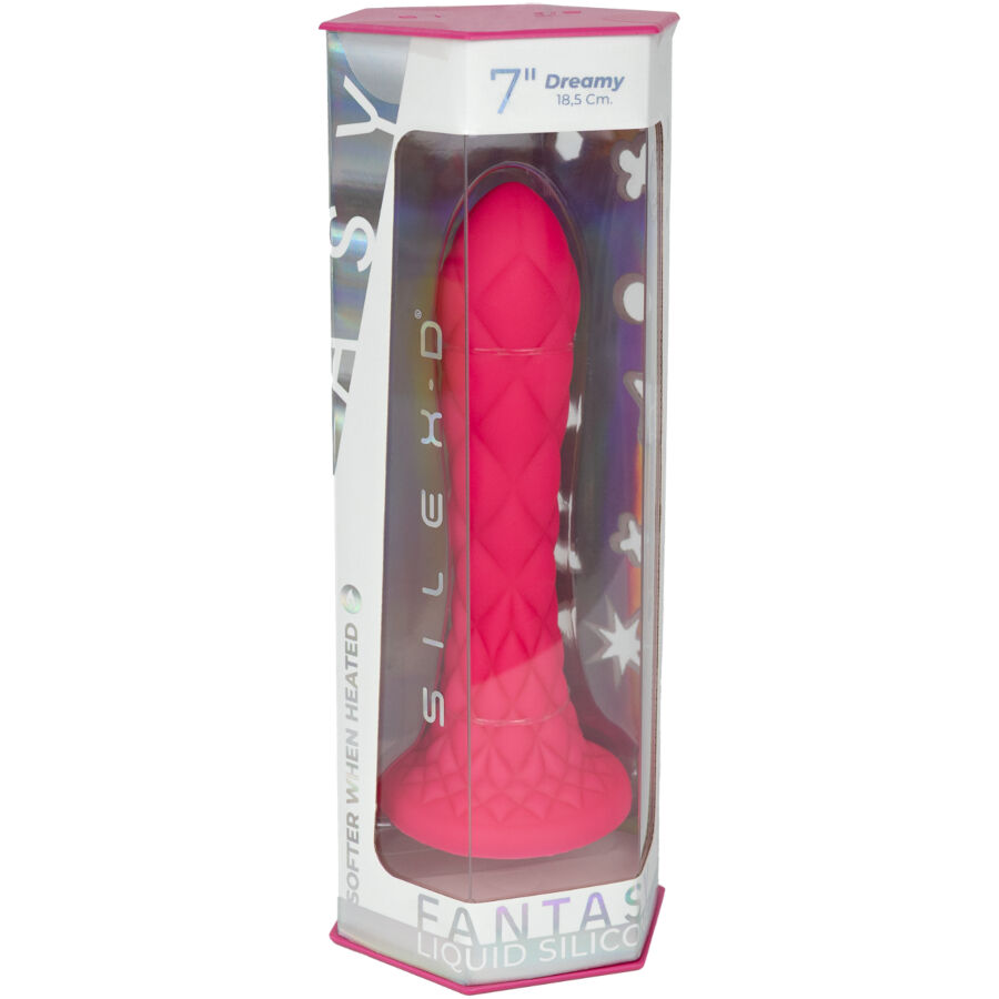 SILEXD - DREAMY DILDO FANTASY SILICONE LÍQUIDO TERMORATIVO FÚCSIA 18,5 CM 9 Silexd - dreamy dildo fantasy silicone líquido termorativo fúcsia 18,5 cm - image 9