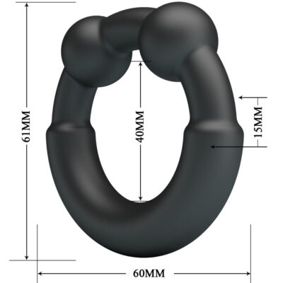 Crazy bull - anel de silicone meco modelo 15 crazy bull caliente. Pt